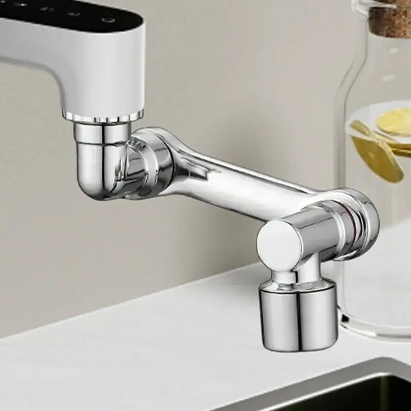 1080 Grad drehbare Verlängerung Wasserhahn Sprayer Kopf Wasserhahn Düse Universal Badezimmer Wasserhahn verlängern Adapter Wasserhahn Befestigung
