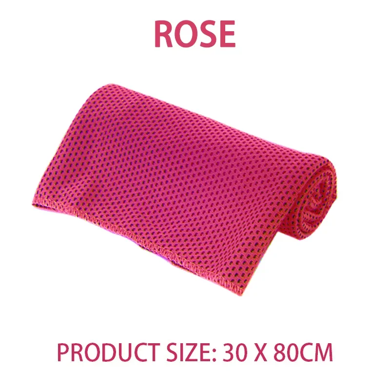 Microvezel snel drogende verkoelende handdoek voor sport, fitness, kamperen, buitenactiviteiten, ijskoude handdoek
