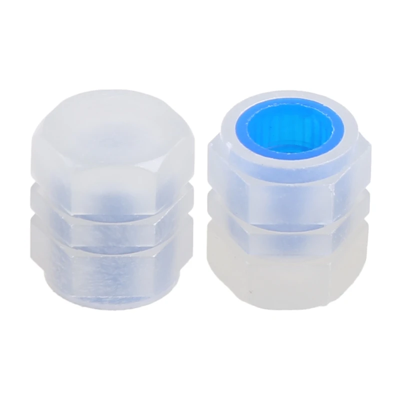 QM82 4Pcs Luminous Tire for Valve Stem Caps Glow in The Dark Tire for Valve Stem Covers for Car Truck SUV Motorcycles Bike