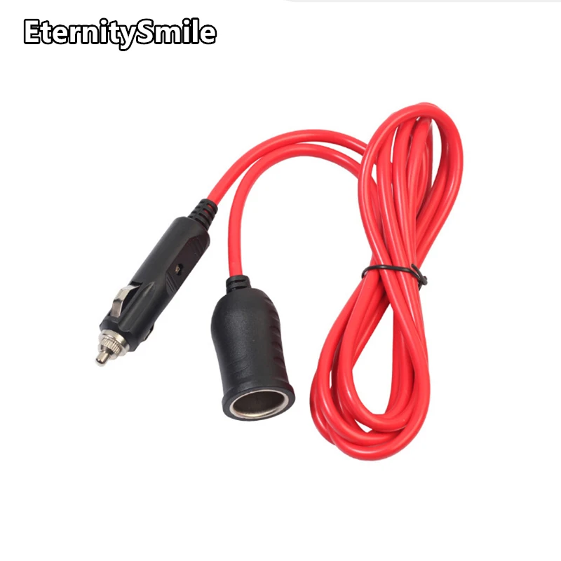 Car Cigarette Accessories10A 12-24V Car DC Power Extension Cord 12ft Charger Cable Male to Female Socket Plug