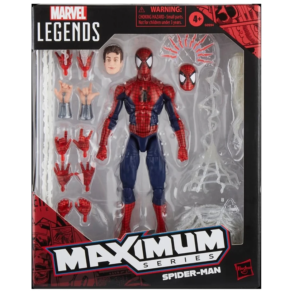 

[In-Stock] Hasbro Marvel Legends Maximum Series Spider-Man Deluxe 15cm Anime Action Figure Collectible Model Toys