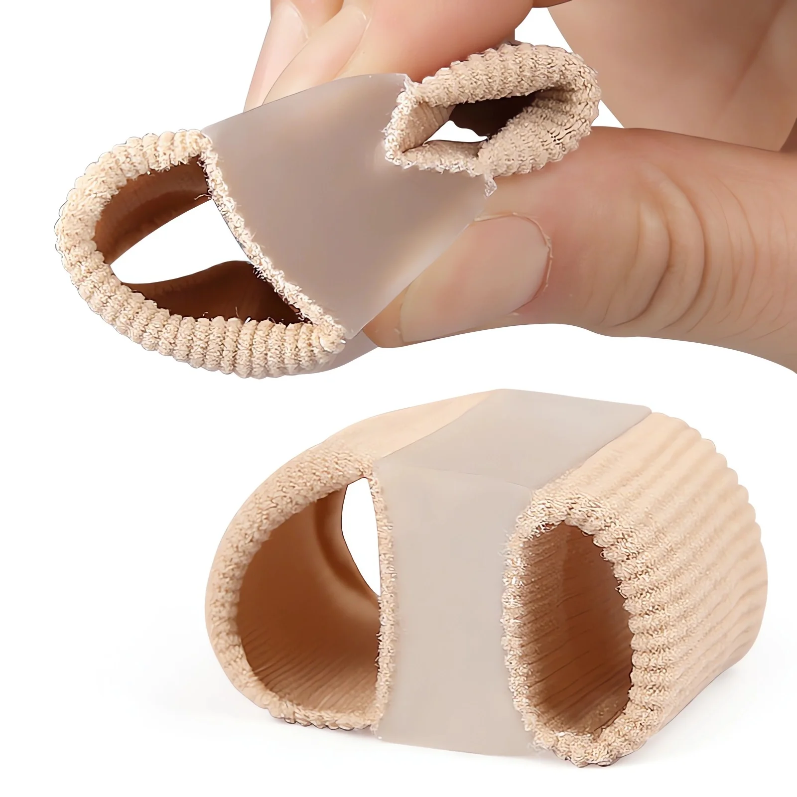 Silicone Toe Separator - Hallux Valgus Corrector, Foot Care Tool for Toe Alignment, Bunion Protector, Pedicure Use