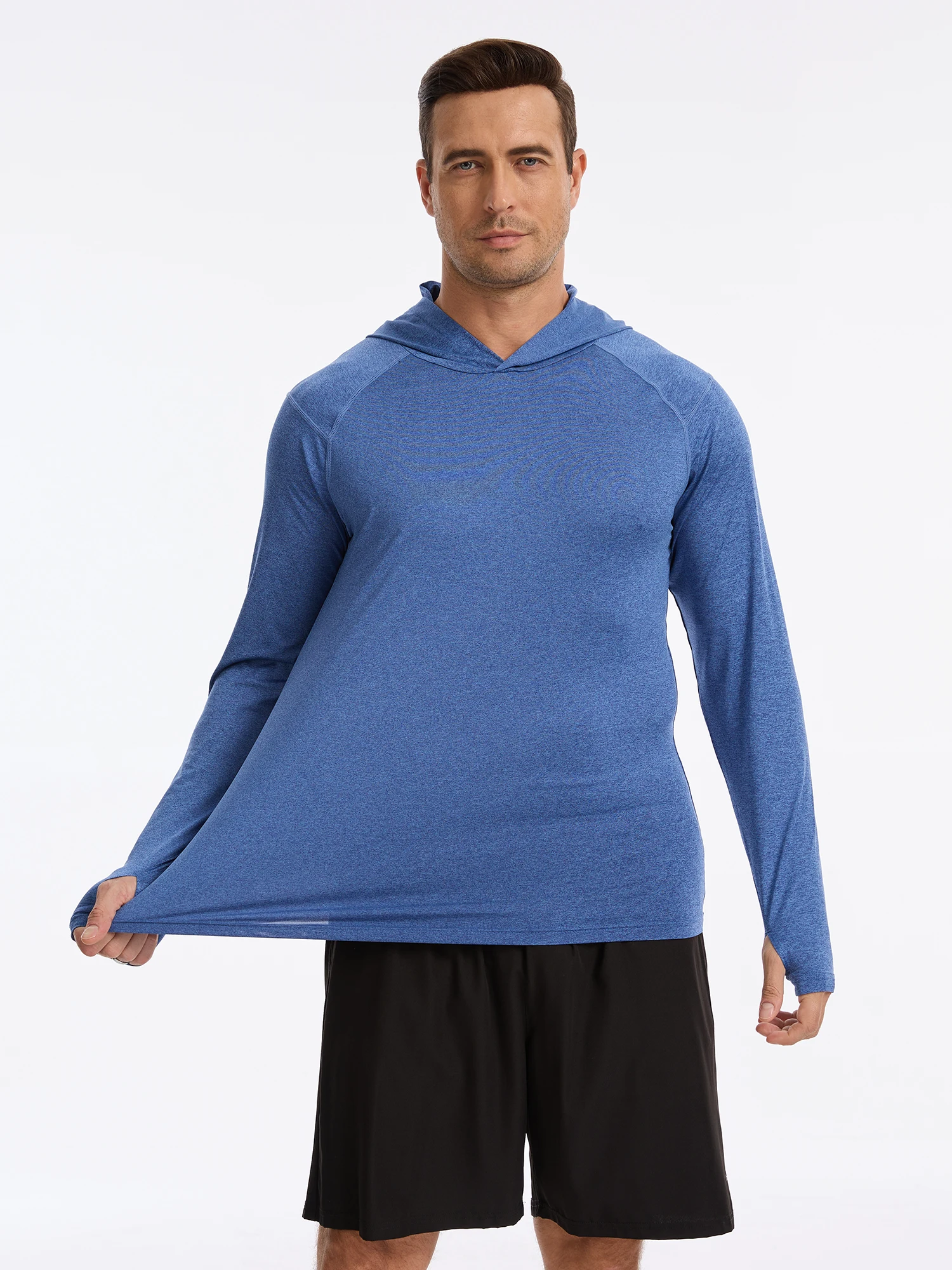Sommer Männer Angeln Hemden Kühlung Hoodie Männer Langarm bis 50 Rash Guard Hoodie Trainings anzug Laufen Wandern Jogger Shirt – Detail 34
