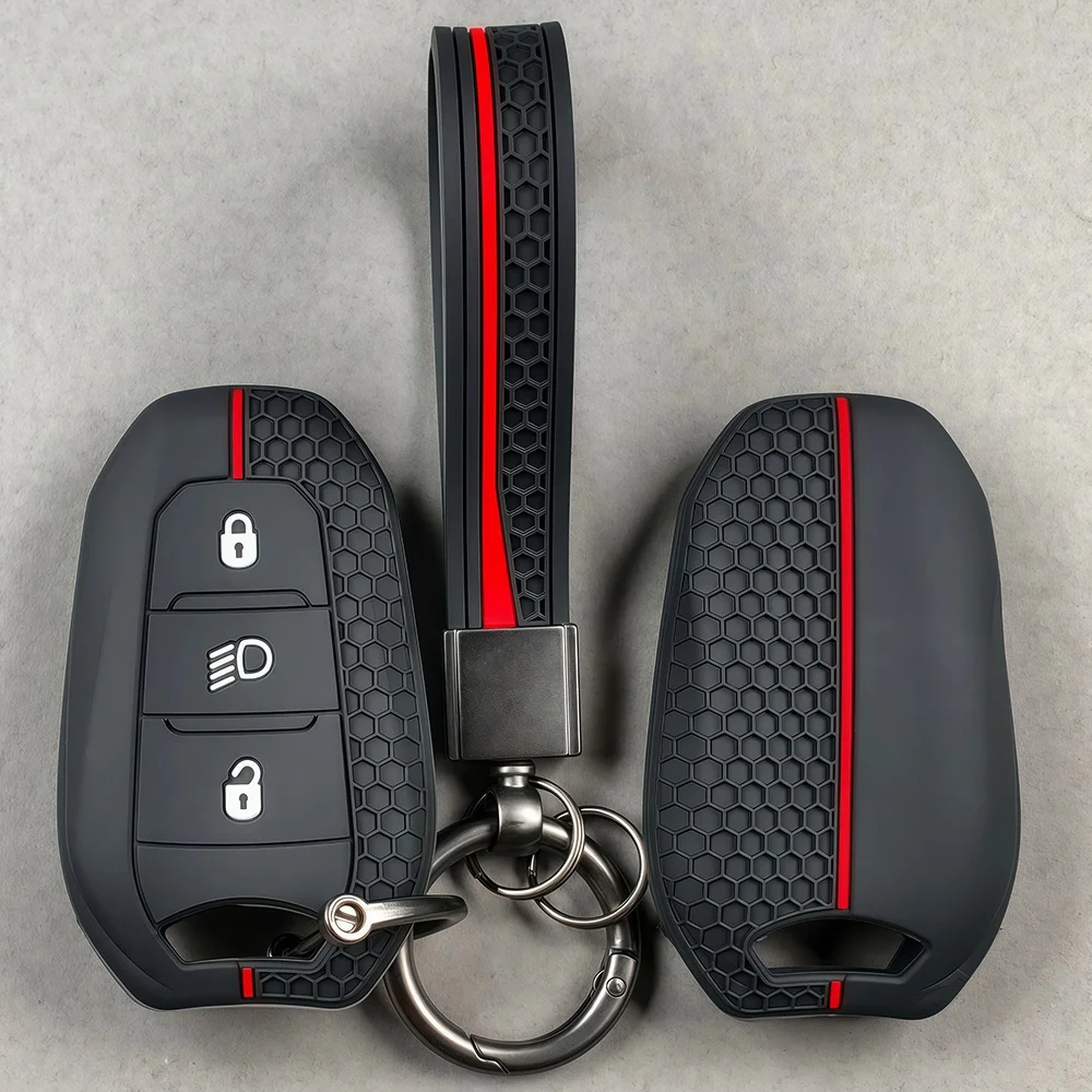 Car Key Case Cover Shell Fob Keychain For Peugeot 2008 3008 4008 5008 308 408 508 Citroen C2 C4 C6 C3-XR Grand DS3 DS5