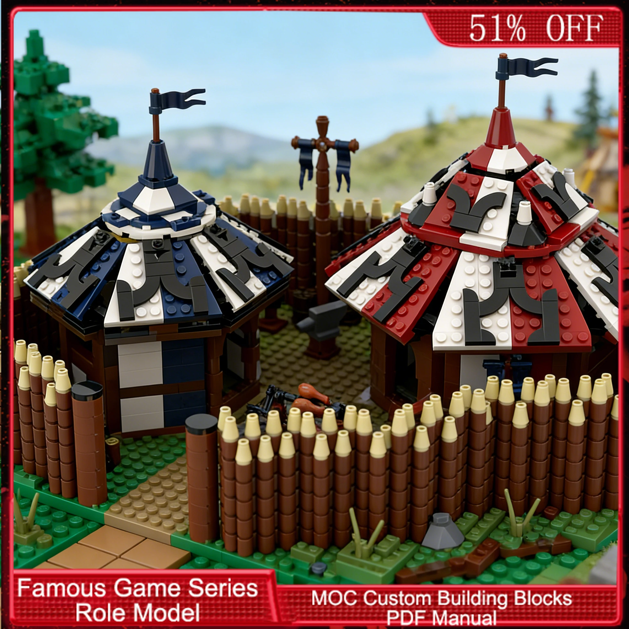 ชุดตัวต่อ 2524 ชิ้น ชุดสร้างค่ายทหารรับจ้าง MOC ปรับแต่งได้ บล็อกตัวต่อแบบโมดูลาร์ ของเล่นเสริมพัฒนาการ ดีไซน์สร้างสรรค์ DIY ของเล่นเด็กผู้ชาย ของขวัญคริสต์มาส