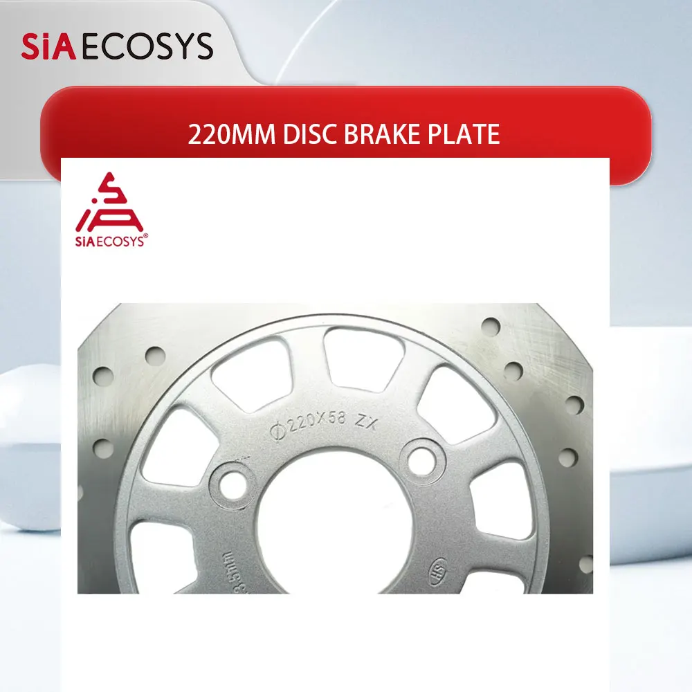 QS Motor 220mm Disc Brake Plate For Wheel Hub Motor