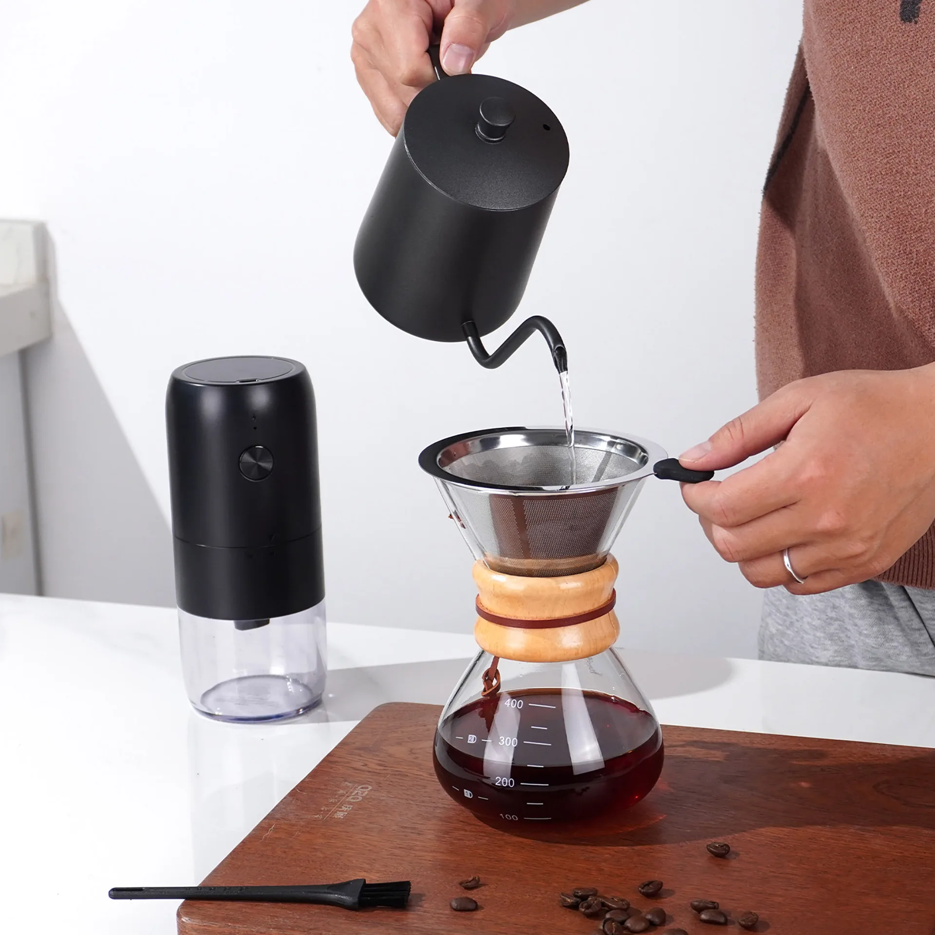 Factory Direct 2026 Top Rated26 New Cross-border Electric Coffee Set