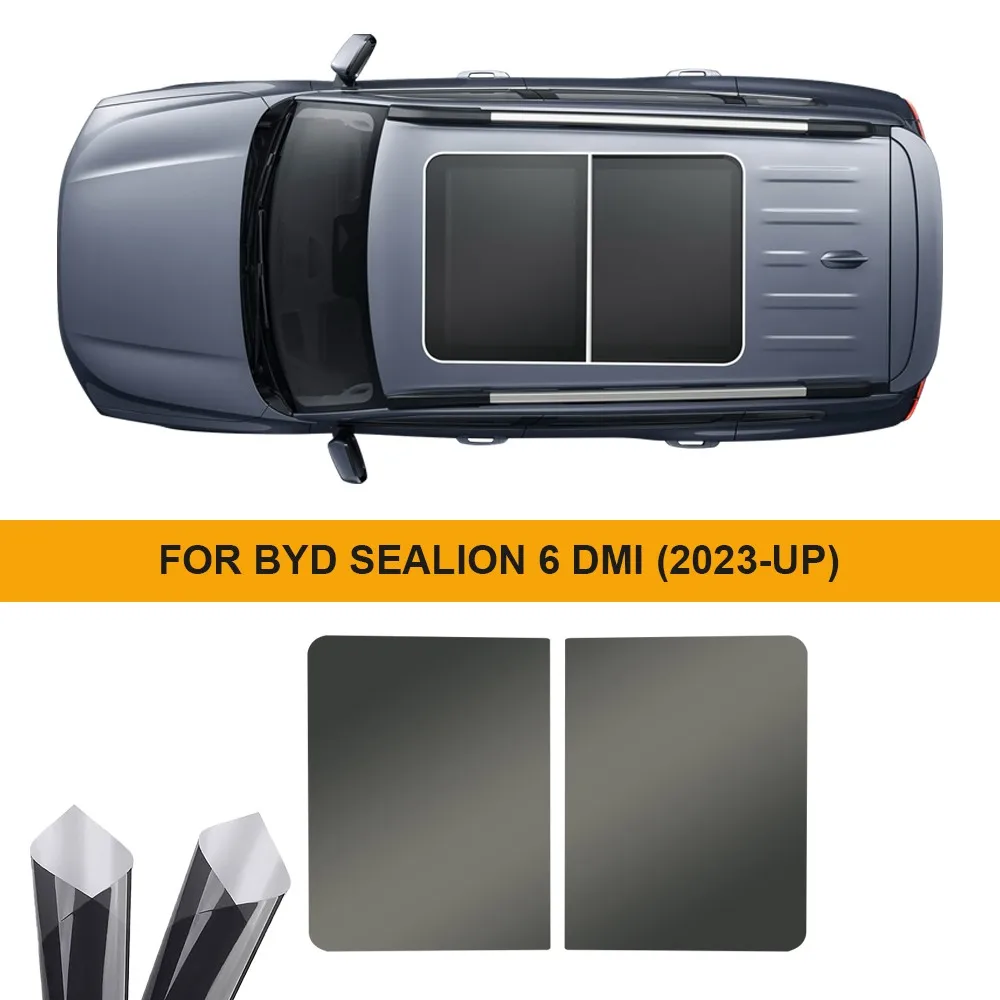 TPU PPF Car Sunroof Insulation Film For BYD Sealion 6 DMi 120km 2023-2026 Ice Armor Protection Resistant Car Sunroof Stickers