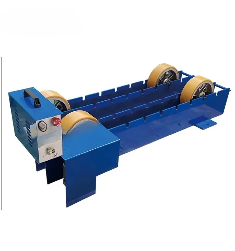 Loading 6000kg light foot foot welding rotator for pipe rotation
