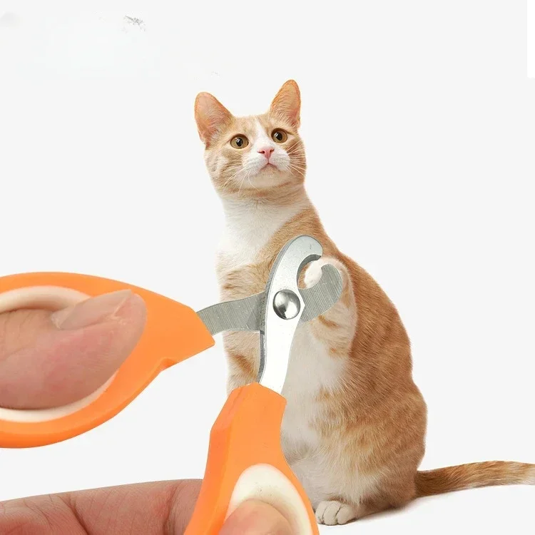 1Pc Professional Cat Nail Clippers for Small Cat Stainless Steel Puppy Claws Cutter Pet Nail Grooming Clippers Trimmer