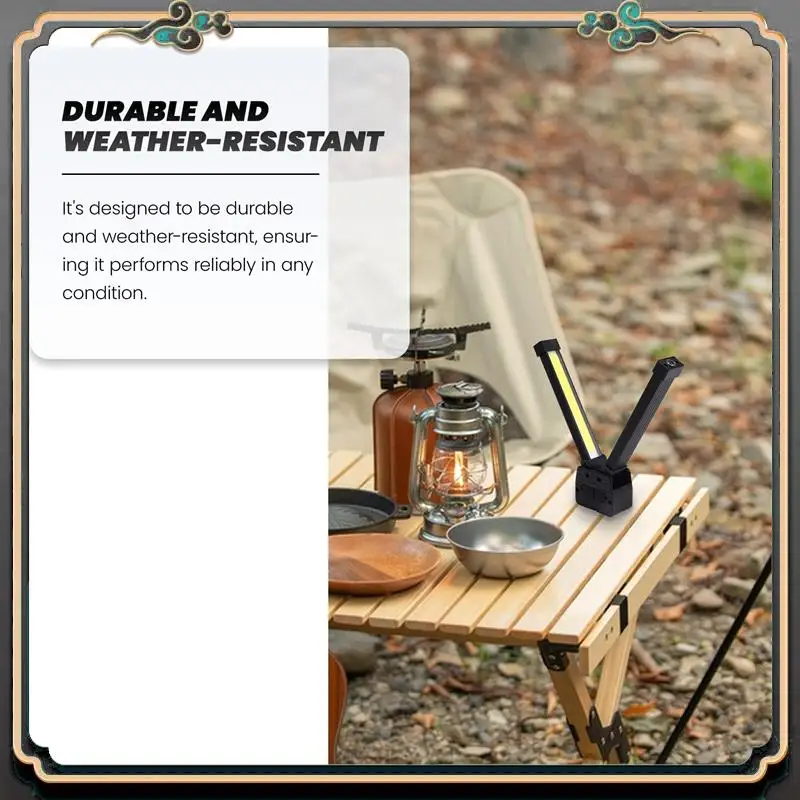 

Premium Multi-Functional Camping Lighting Portable Work Light Tent Light Folding Work Light Folding Work Light