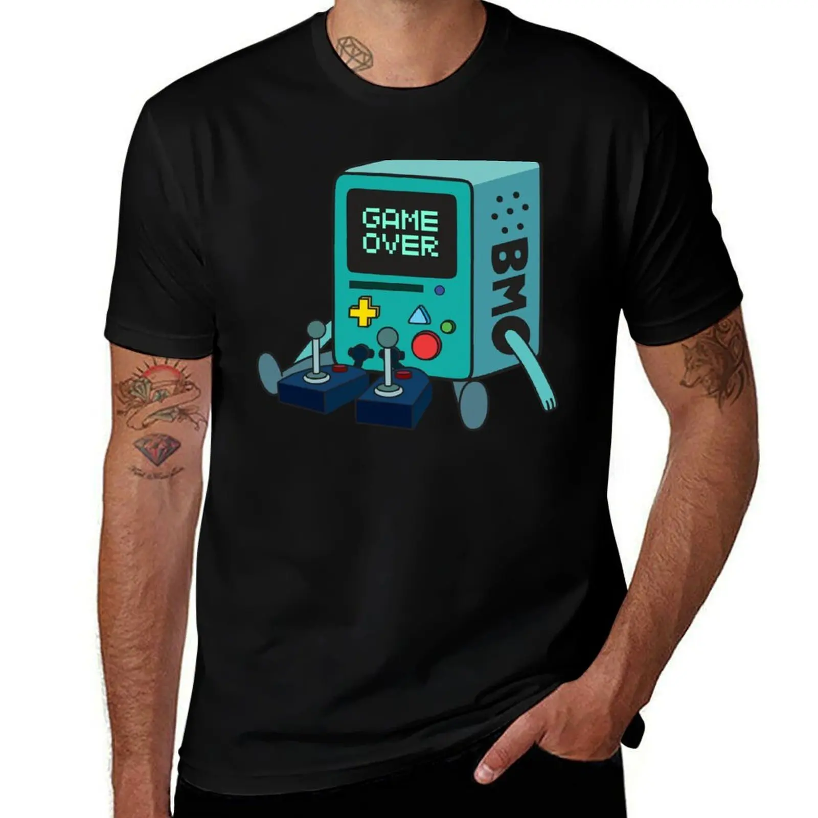 

BMO Game Over T-Shirt vintage anime shirt sports fans Louboutins man clothes mens t shirts casual stylish