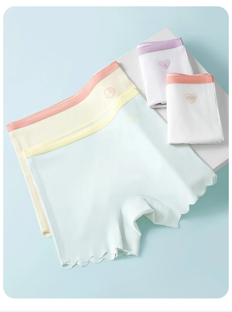 New arrived Girls Underwear Fashion Kids solid children panties briefs 4pcs/lot 4-16y student adolescent young girl fashion