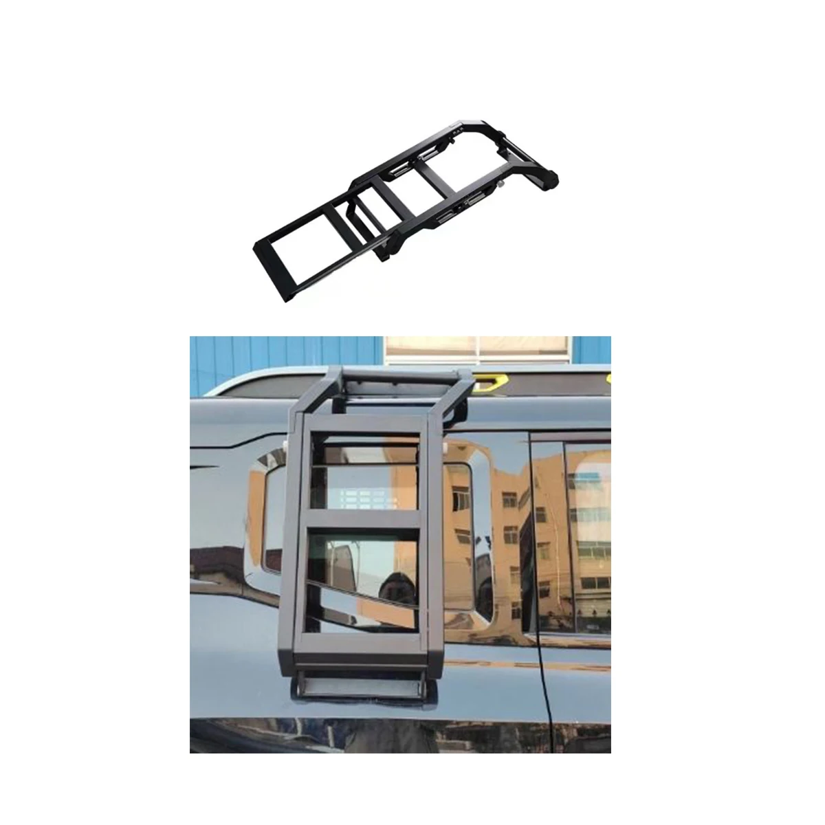 Car luggage rack side ladder   Door Ladder for JETOUR T2 accessories TRAVELER SIDE LADDER Mecha model 2023