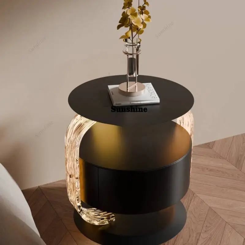 

YLuxury Classic Bedside Table White Narrow Cheap Space Saving Bedside Table Storage Japanese Nachtkastje Furniture For Home