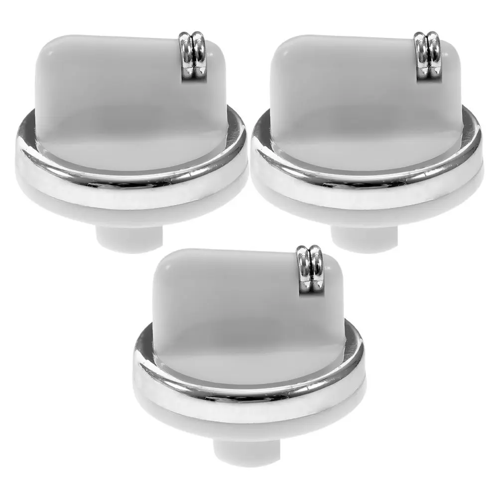 3 Pcs Range Heater Control Knobs Replacement Heat-resistant Gas Stove Accessories
