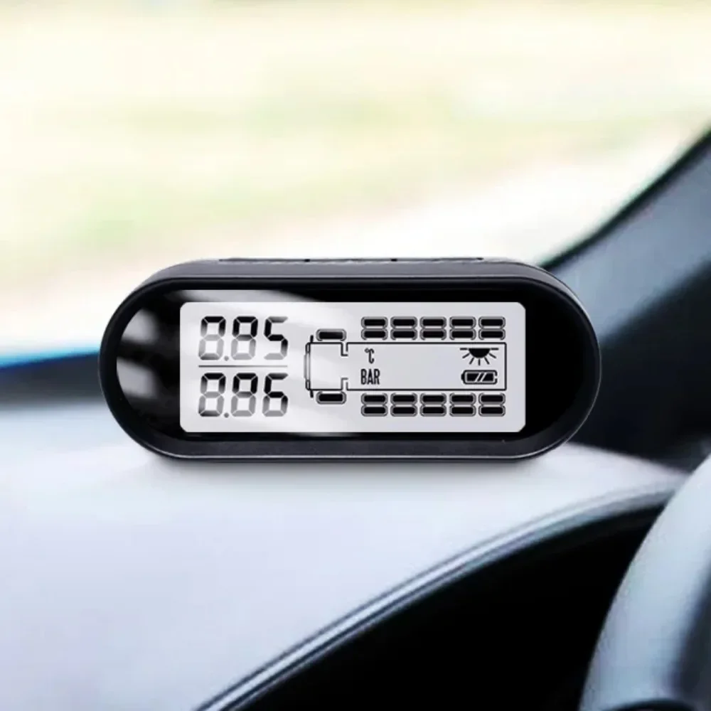 Digital 203PSI Wireless Solar Power Universal 6 Wheel Tpms Tire Pressure Monitoring Intelligent Sensor for RV/Truck/Motorhome