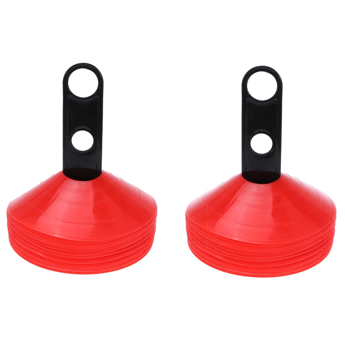 

26pcs Football Training Disc Marker Tray Durable Soccer Training Tool For Football Skating Skateboarding Outdoor Activities
