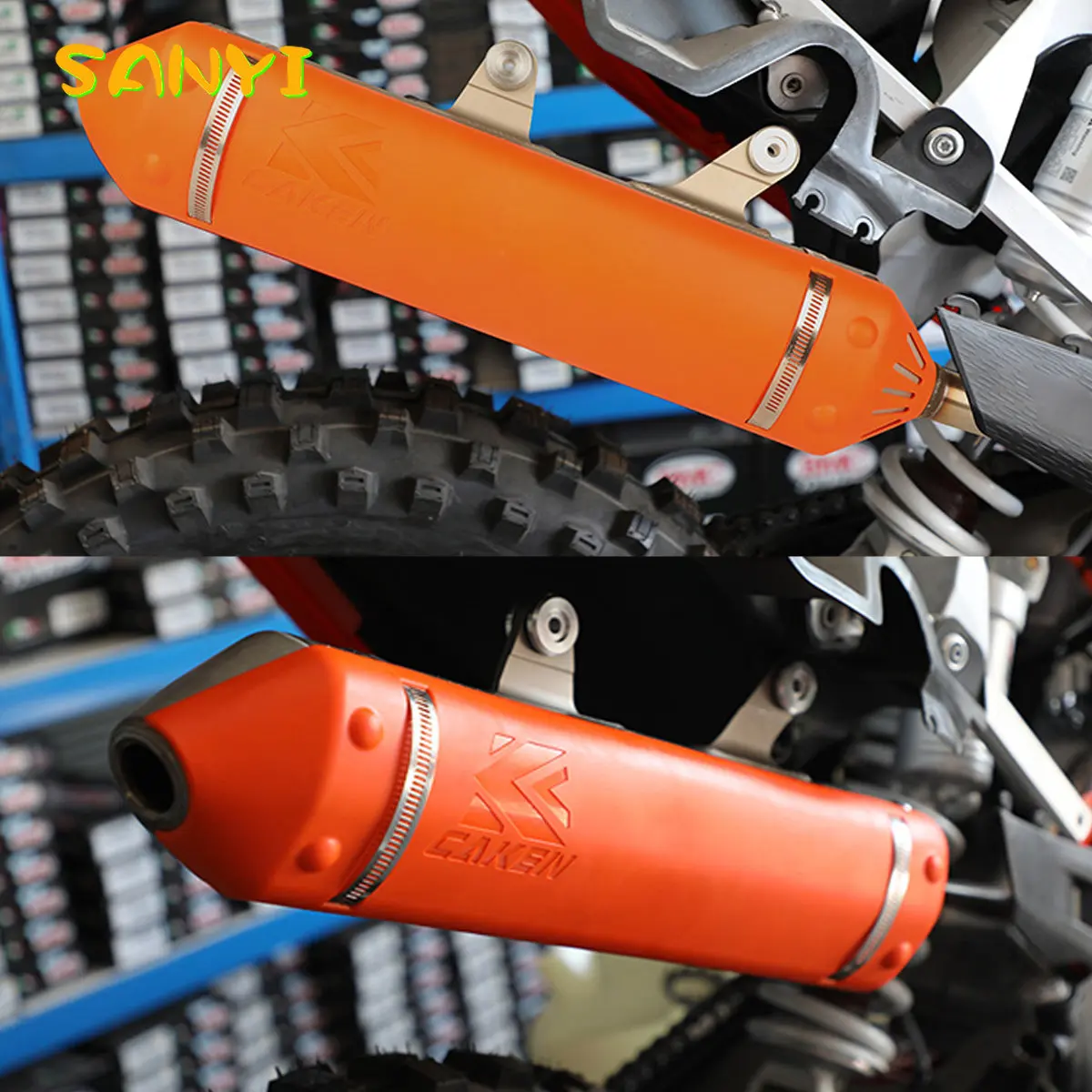 

Motorcycle Heat Shield Exhaust Protective Cover For KTM EXC XC XC-W TE 250 300 TPI 2020 2021 2022 2023 Enduro Dirt Pit Bike