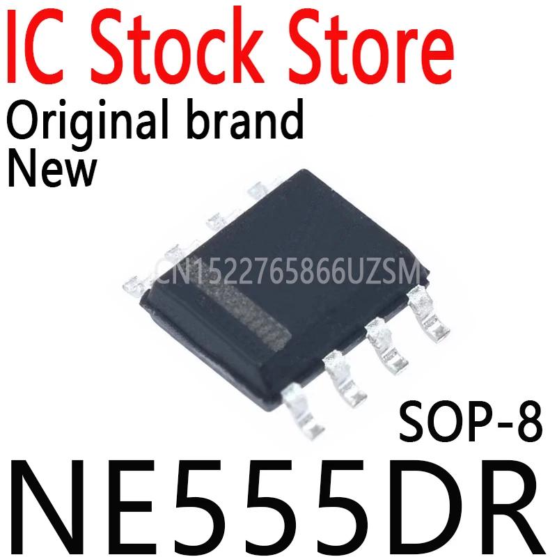 50PCS New and Original NE555P DIP8 SOP8 Single High-precision 555 Timer Chip NE555DR NE555N