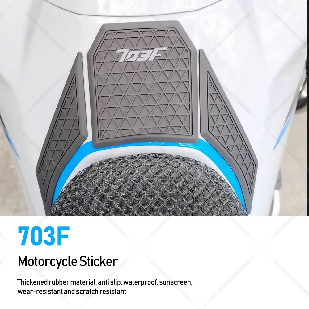 

Motorcycle Accessories Rubber Tank Pad Stickers Kits Protection Thicken Stickers Body Anti Slip Protection NEW For 703F 703F