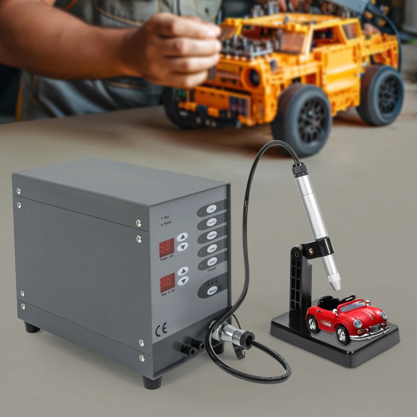 

Aluminum Pulse Argon Arc Welding Machine 2 LCD Screens 100W Welding Equipment for DIY and General Repairing Work