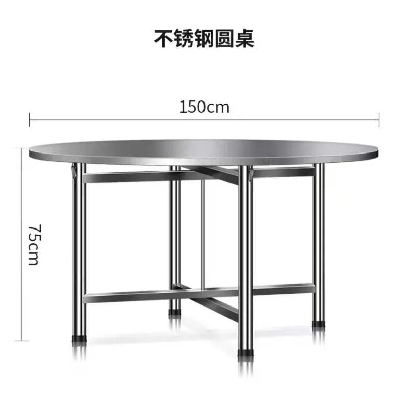 Dining table round table dining table 1.3 meters 1.5 meters 1.8 meters food stall hotel simple round