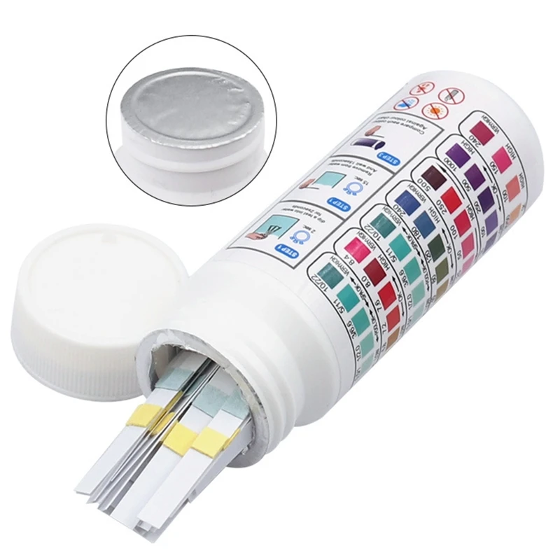 Swimming Pool Test 7-in-1 Test Strips for Hardness Chlorine Bromine pH Acid