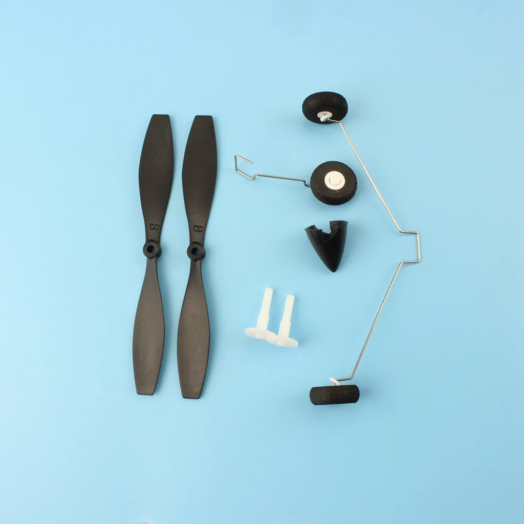 AINY-Ensemble d'hélices de train d'atterrissage pour Wltoys XK F949S, avion RC, pièces de rechange d'avion, accessoires