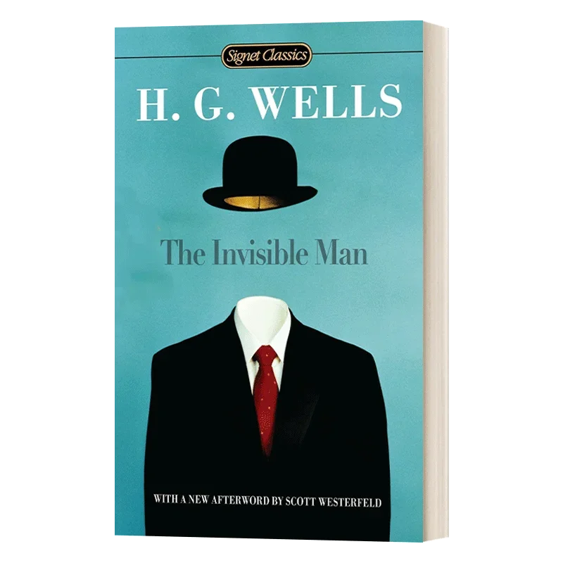 

Классика-печатка The Invisible Man H.G.Wells, подростковая английская история в книгах, фэнтезийные романы 9780451531674