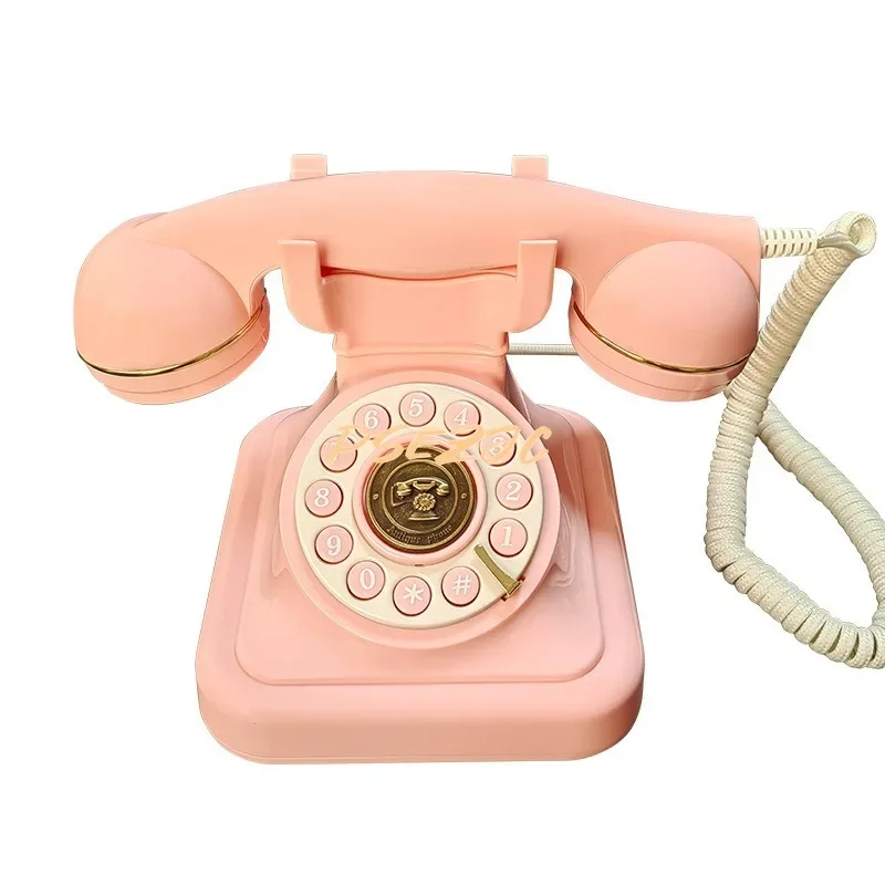 Household Retro Insert Line Fixed City Telephone Office Hotel Portable  Decoration Tool