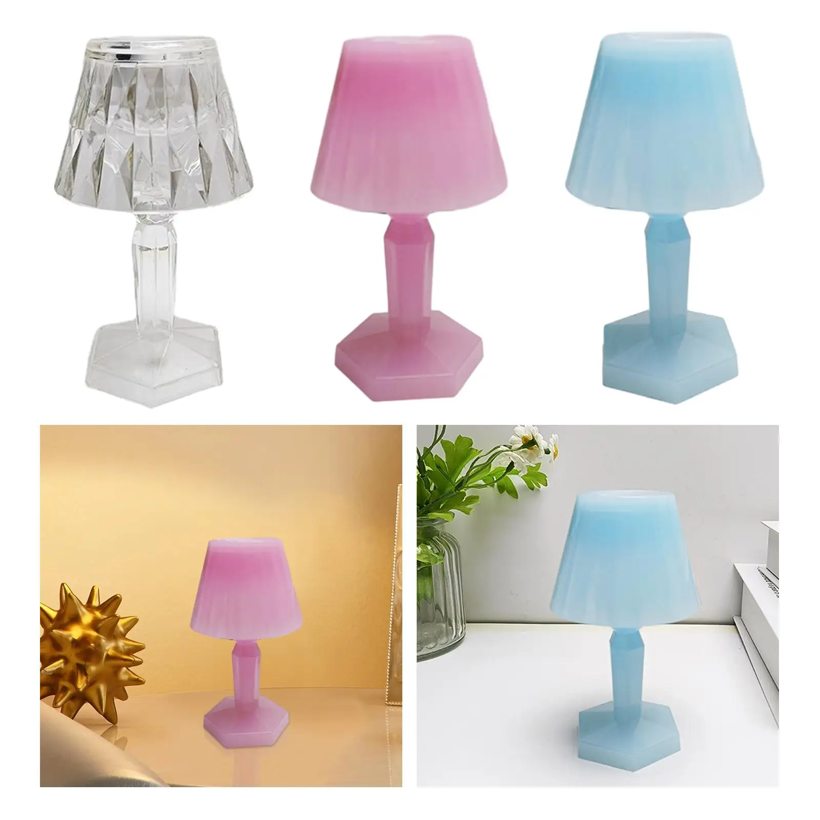 Lampada da comodino da comodino Decorazione per luce notturna a LED decorativa per matrimonio da ufficio