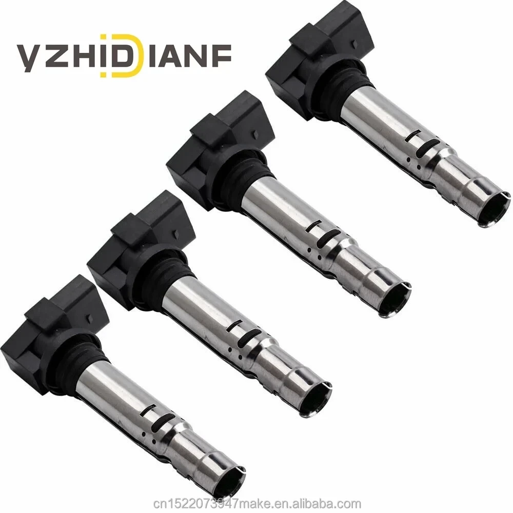 

4pcs Ignition Coil 036905715A 036905100D 036905715E 036905715F 036905715G for VW Beetle Caddy Jetta Golf Audi A3 Seat Skoda