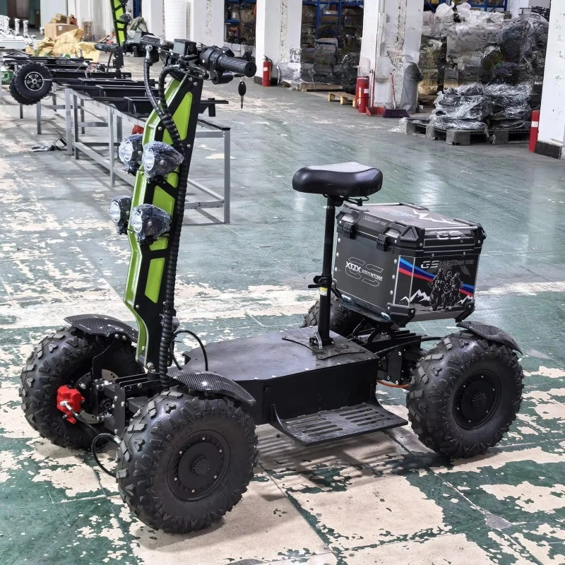 Off-Road Scooter Electric 2500W * 4 4WD Off-Roadr Adult Electric All Terrain Vehicle 4x4 Top
