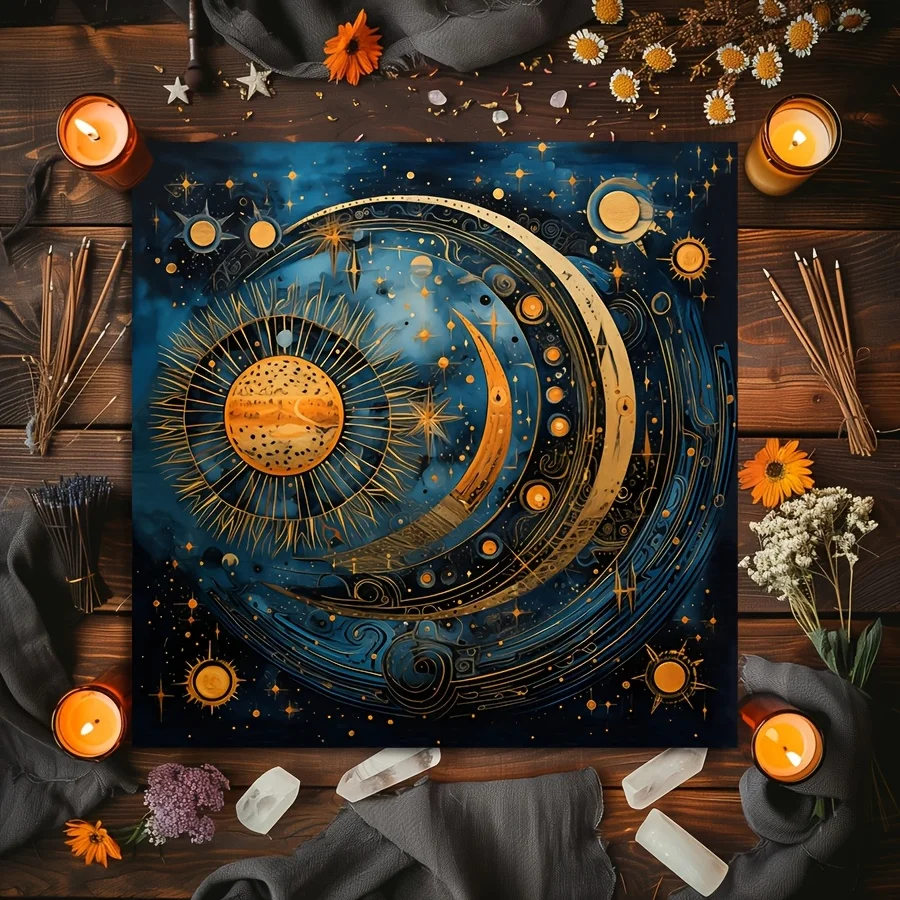 Mysterious Omen Tablecloth Table Napkin Game Table Suitable For Card Games Dining Home Decoration