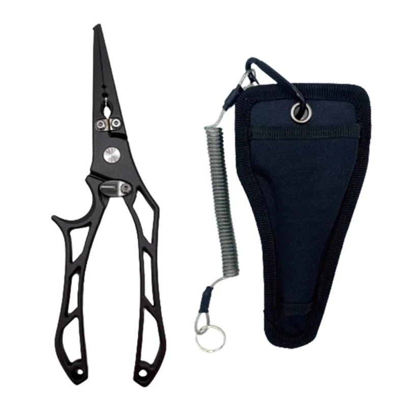 

2025 New Hook Remover Braided Fishing Line Cutter Rings Openers with Sheath and Lanyard