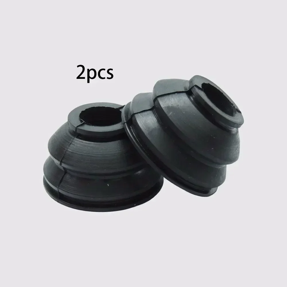 2pcs Rubber Track Tie Rod End Ball Joint Dust Boot Dust Cover Boot Ball Joint Boot Car Suspension Steering Ball Joint Accessorie