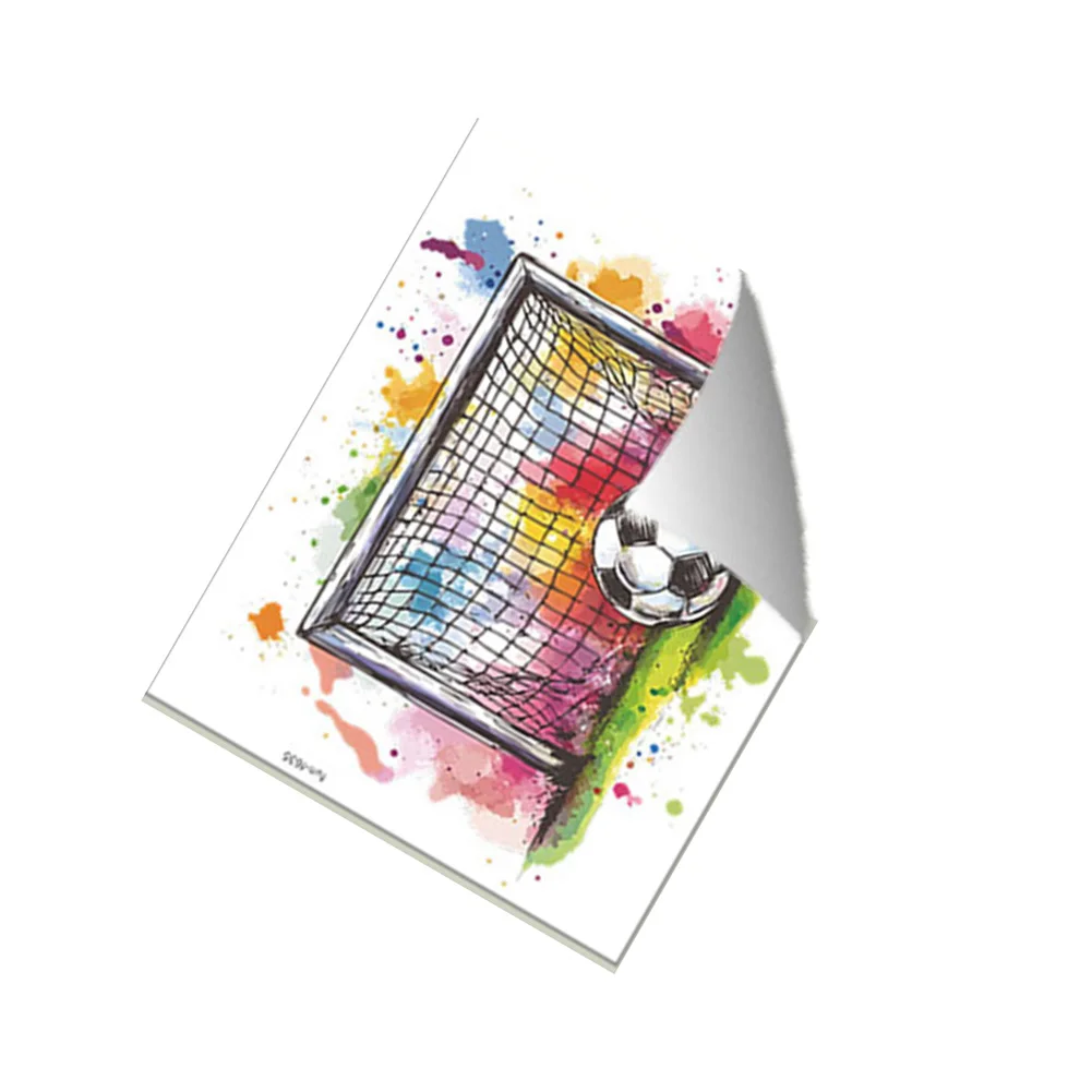 For Playful Bedroom Touch Soccer Wall Stickers Bedroom Decor Sticker Removable PVC Wall Decals Wall Sticker As Shown
