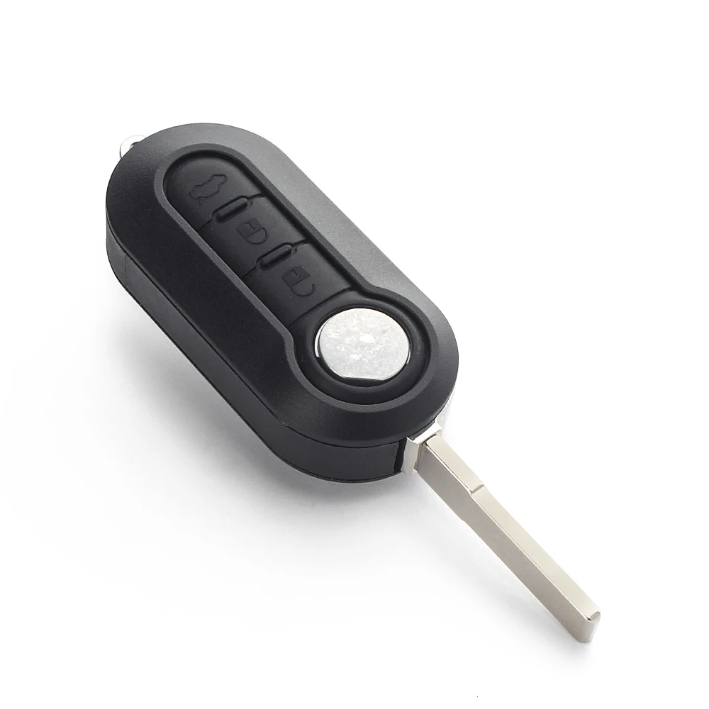 KEYYOU Remote Car Key 3 Button for FIAT GRANDE PUNTO 500 BRAVO DUCATO PANDA Marelli / Delphi BSI System 433MHz ID46