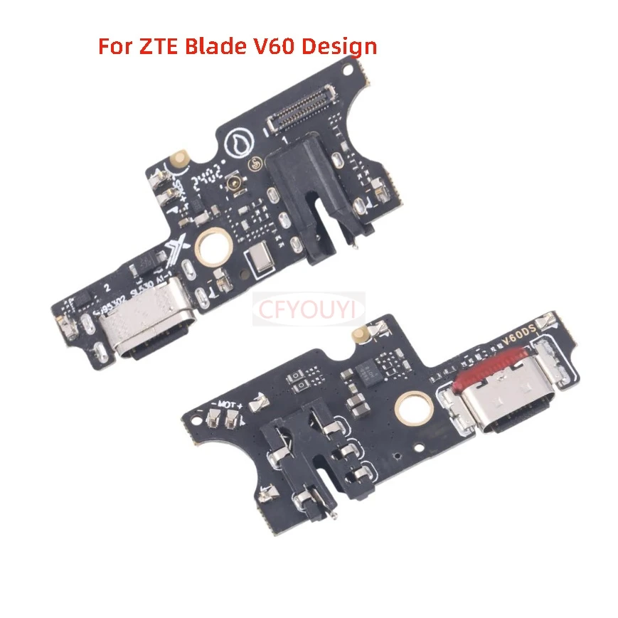 

USB Charging Port Connector Board Flex Cable For ZTE Blade V60 Design USB Charging Connector Module Replacement Part