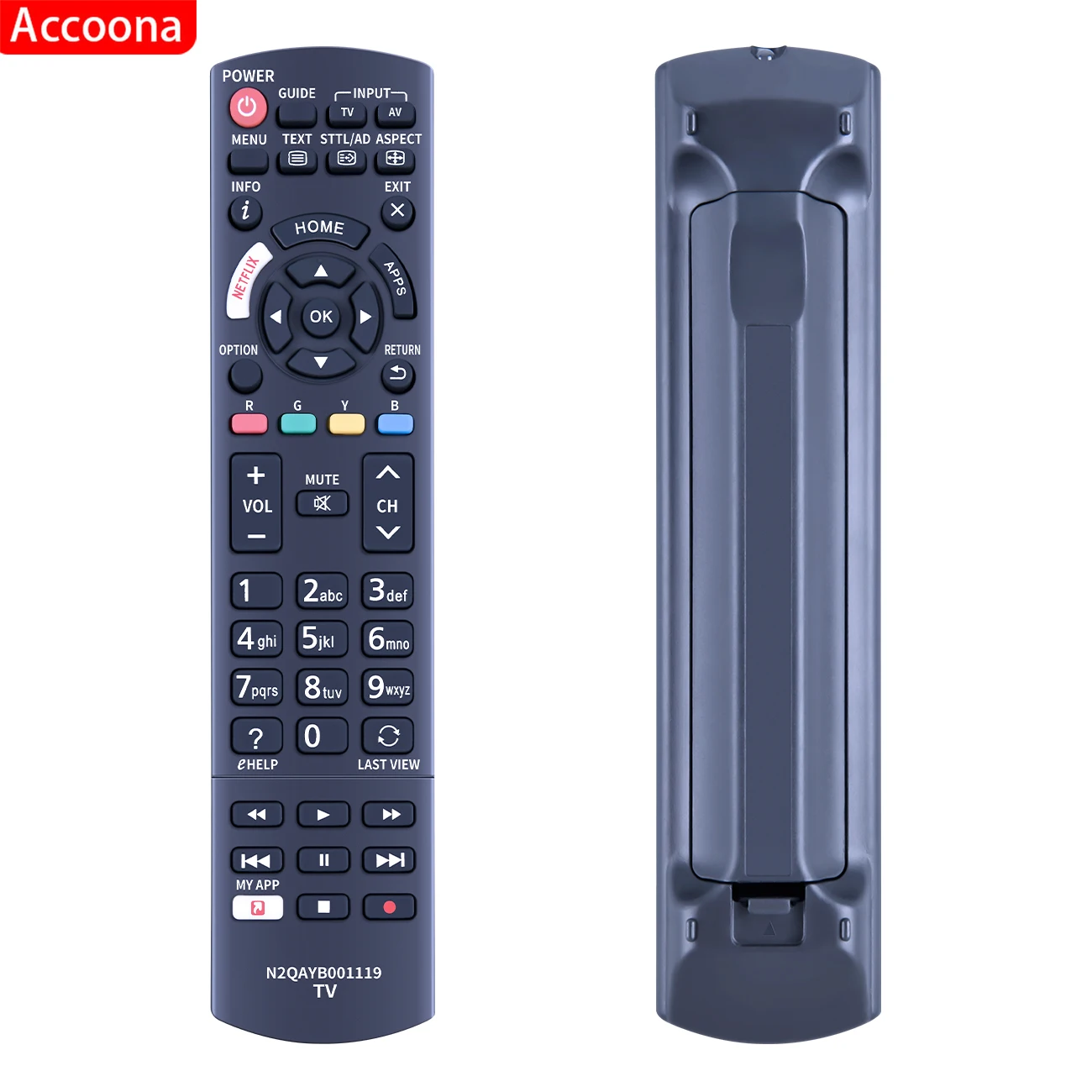 جهاز التحكم عن بعد لباناسونيك TX-L24XW6 N2QAYB001119 TH-43EX600AViera LED HDTV