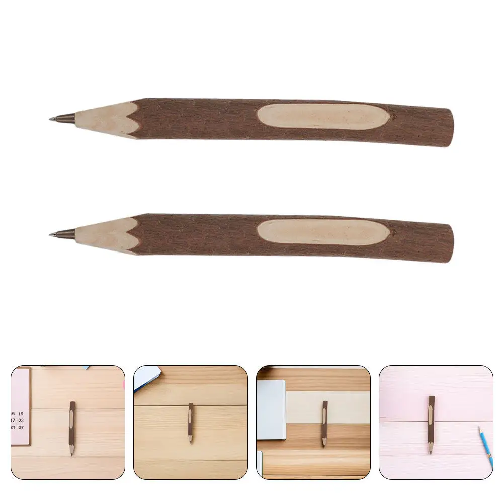 20Pcs Wood Pencils Natural Tree Branch Rustic Twig Pencil Set for School Art Party Favors Camping Woodland Decorations