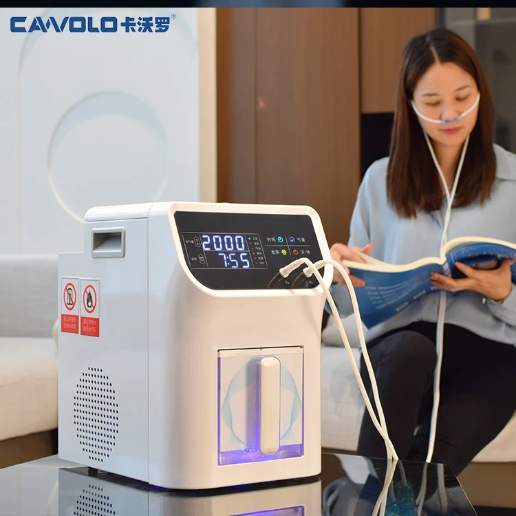 99.99% Purity Hydrogen Inhalation Machine 600ml 900ml 1500ml 3000ml PEM Hydrogen Gas Generator Electrolysis Hydrogen Inhaler