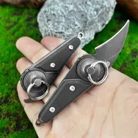Portable Mini Folding Knife Keychain Multifunctional Pendant Jewelry Gift for Men Women EDC Self Defense