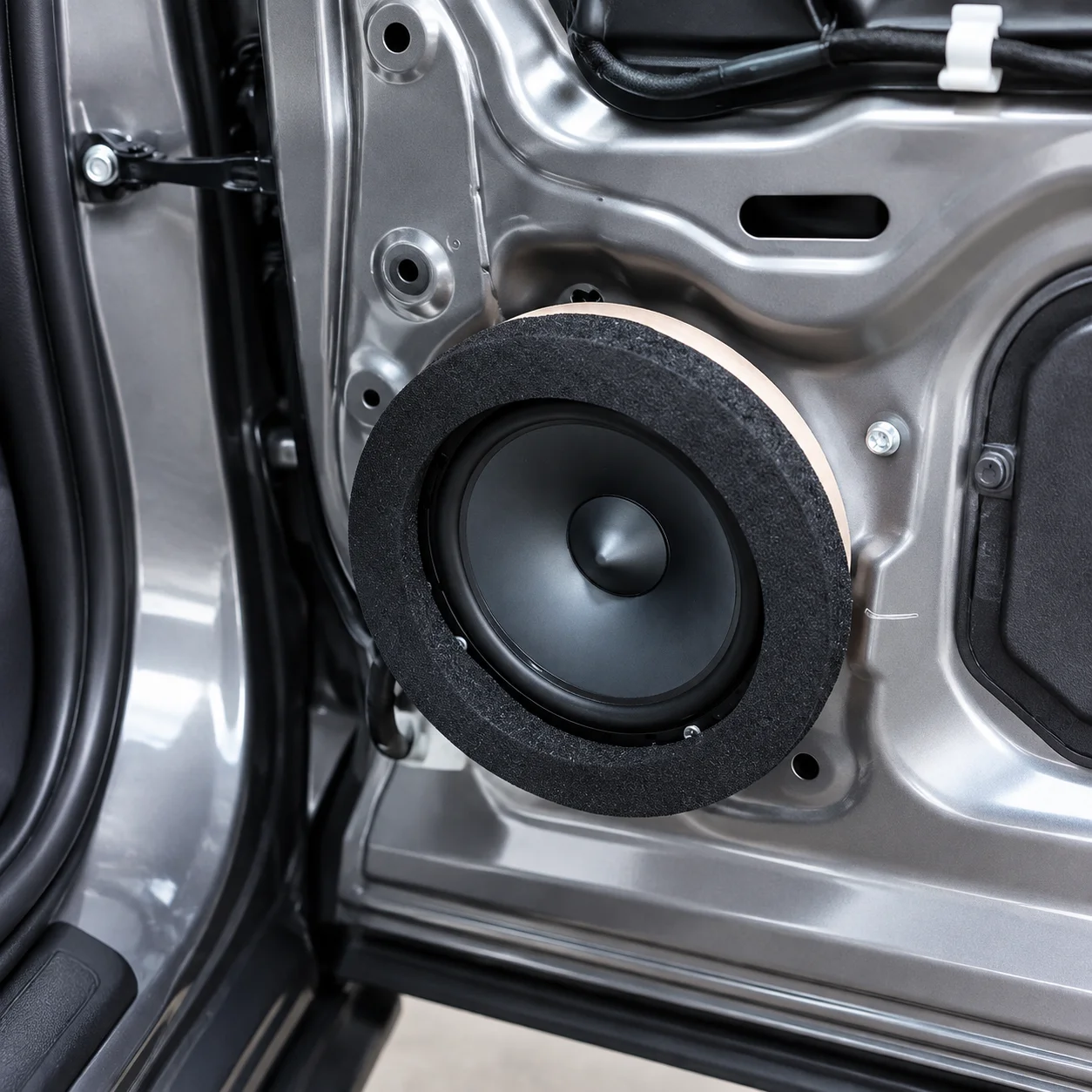 4PCS Car Audio Speaker Isolation Rings Sound Insulation Spacers Vibration Reduction Gaskets for Speaker Installation