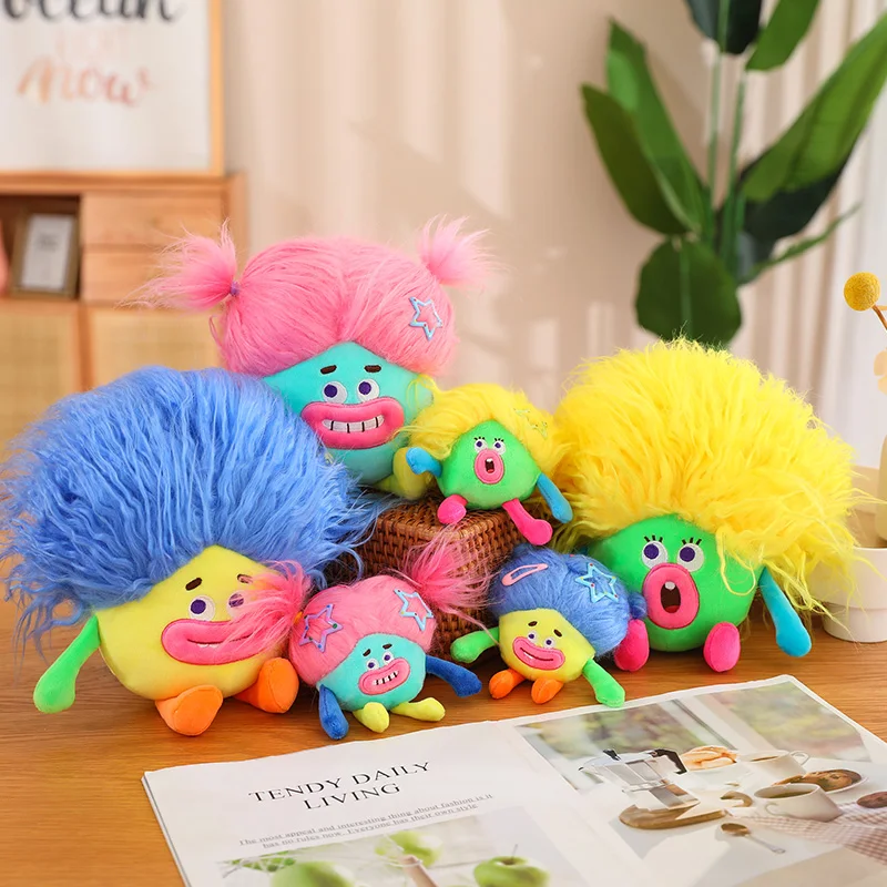 

Dopamine Snot Bear Sausage Lips Doll Plush Keychain, Cute Thick Lips DIY Funny Hair Pendant Doll Pillow, Gift for Kids Birthday