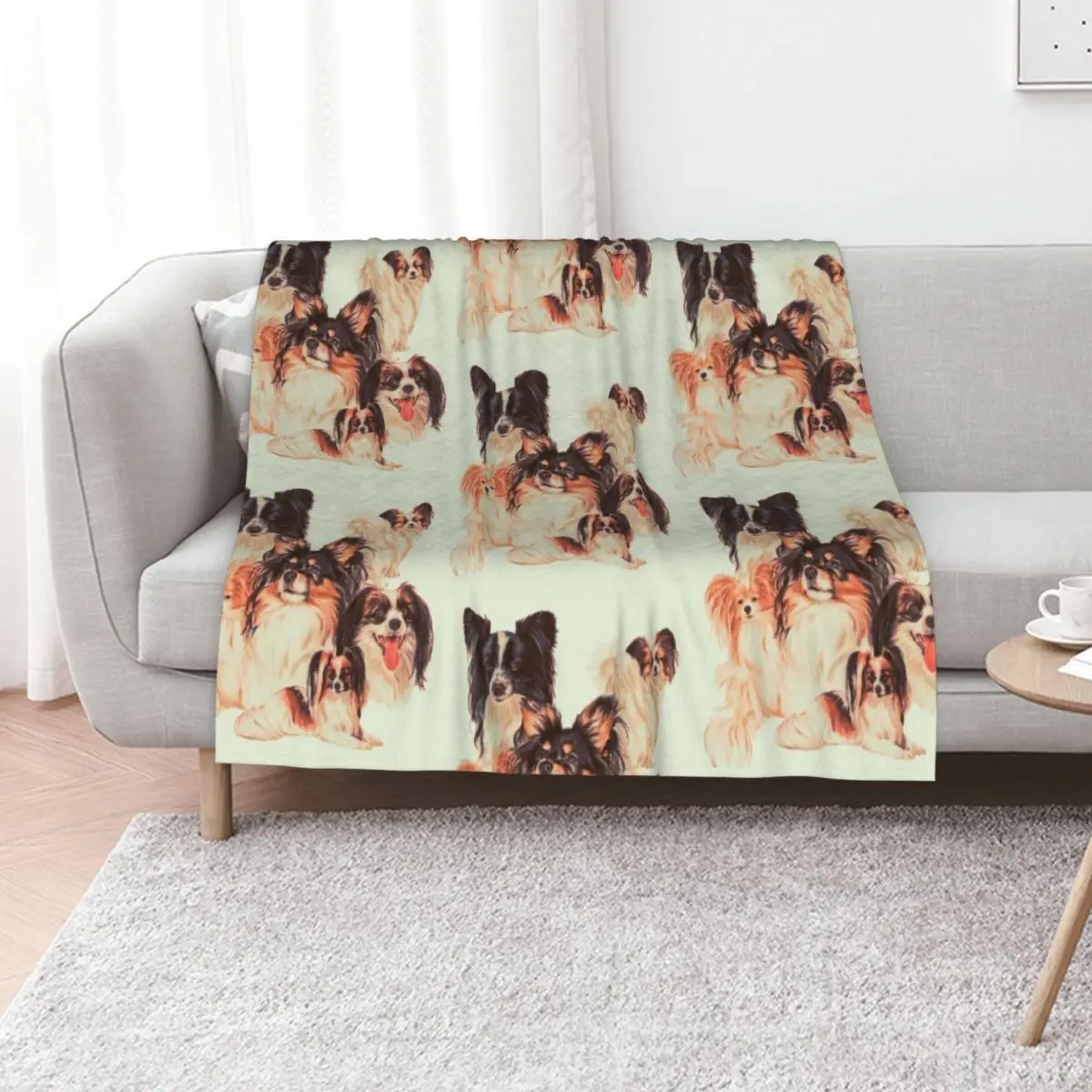 Papillon Montage Throw Blanket Cute christmas decoration valentine gift ideas for winter Decorative Throw Hairys Blankets