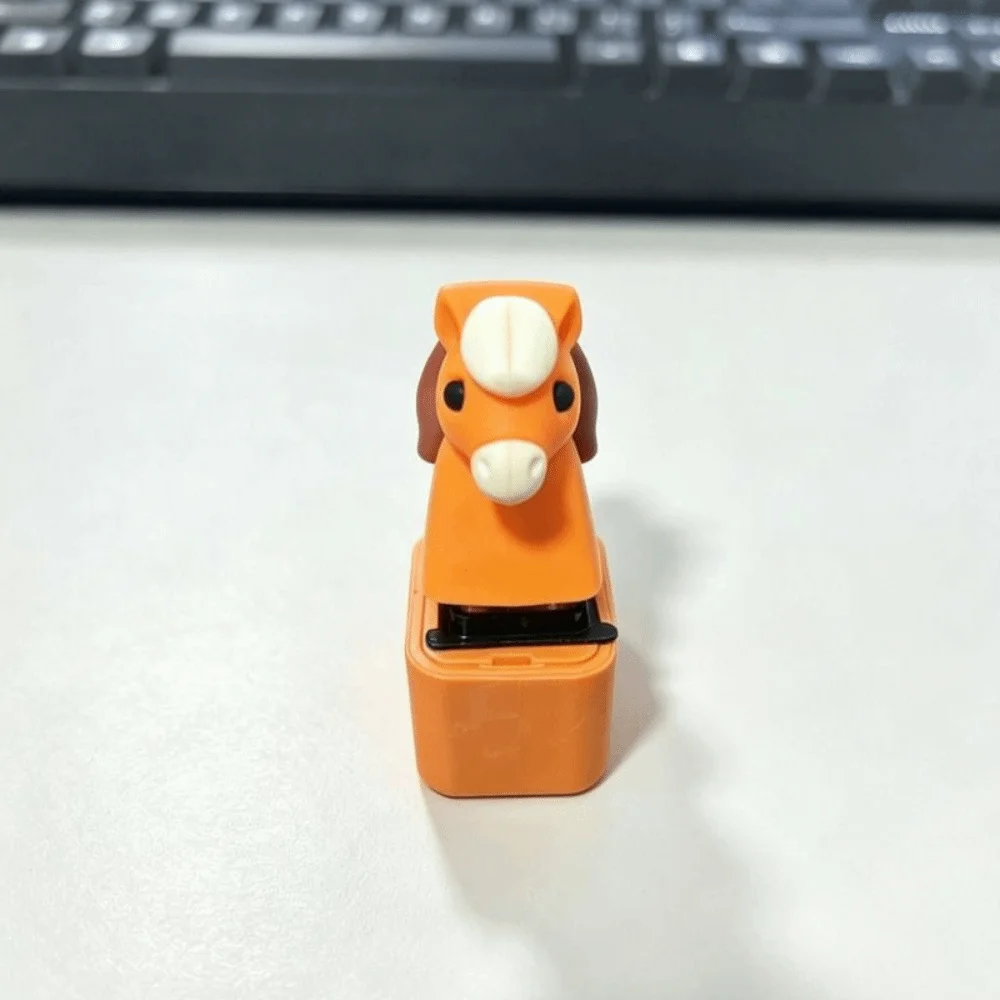 Rechargeable Fidget Button Key Chain Sounding Glowing Animal Keycap Portable Clicky Sound Light Key Ring Car Key Ring