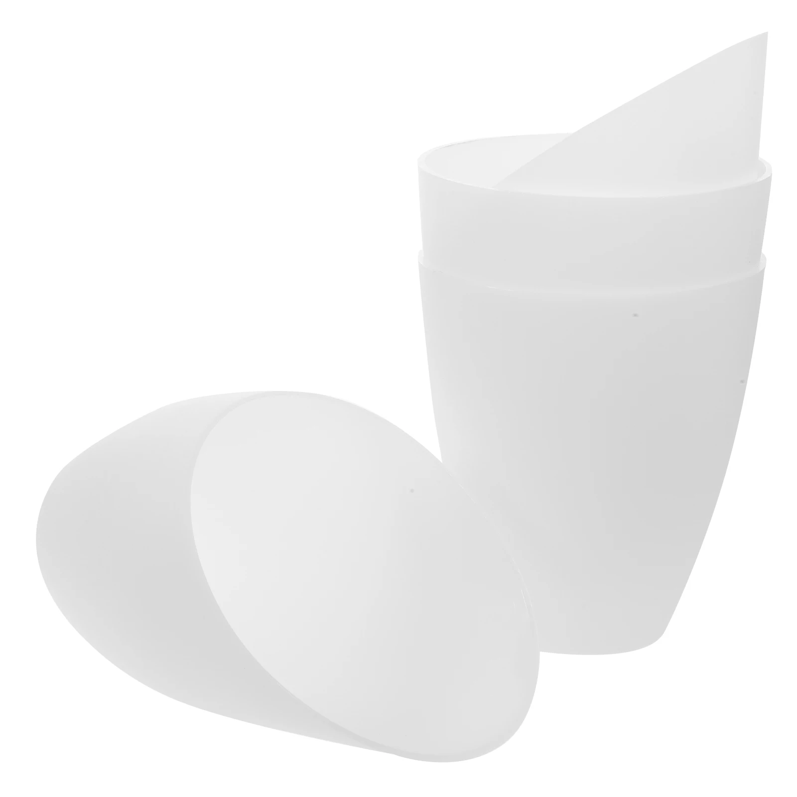 

4Pcs Plastic Lampshade Light Covers Small Pendant Shades for Desk Table Lamps Bedroom Living Room Decorative Replacement