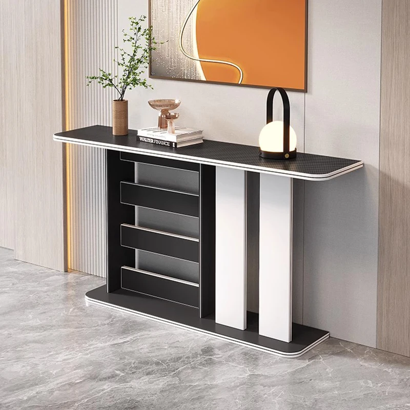 Luxury Creative Console Table Creative Design Minimalist Table Unique Storage Mesa Recibidor De Entrada Living Room Furniture